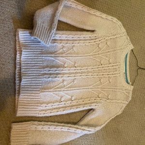 Johnnie-B girls cream sweater size 7-8y